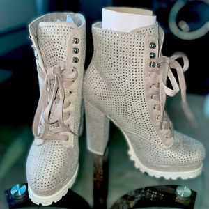 Silver w/Rhinestones boots